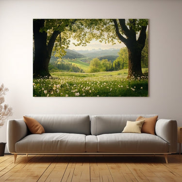 Spring Meadow Painting